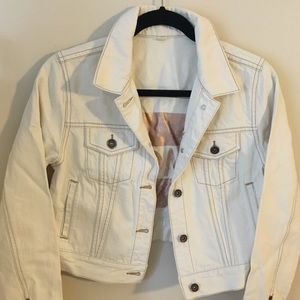 TOMS for Target white denim jacket